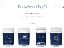 Tablet Screenshot of body-awakening.com